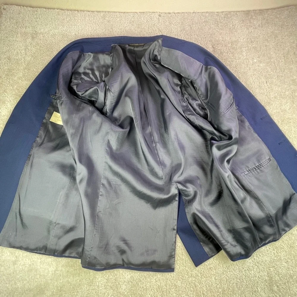 Jack Victor Resort Bocawood SPJ Men's Wool Blazer‎ Blue Size 40 R